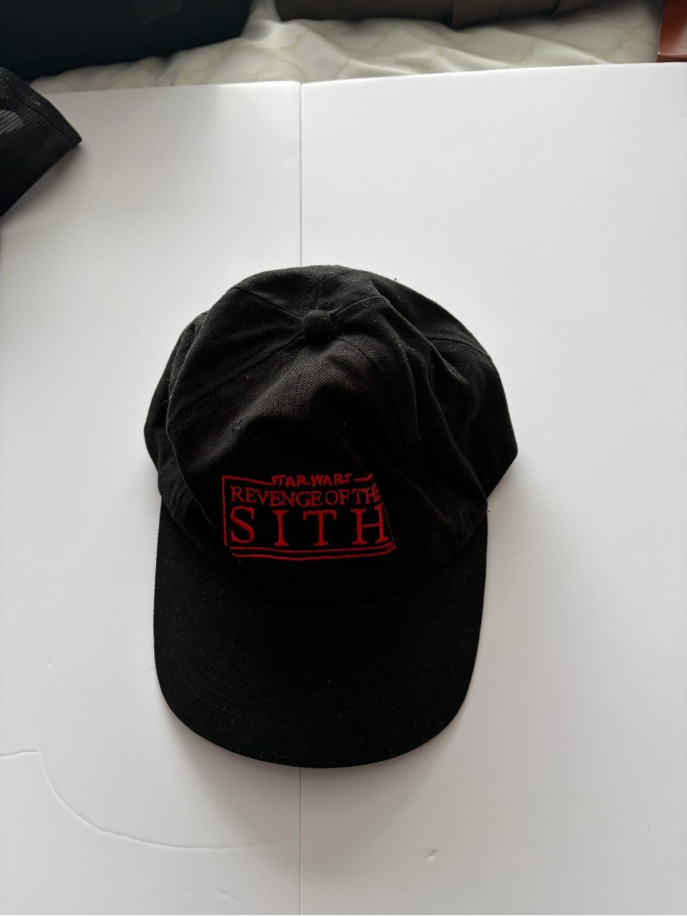 Star Wars "Revenge of the Sith" Black Cap with Red Embroidery